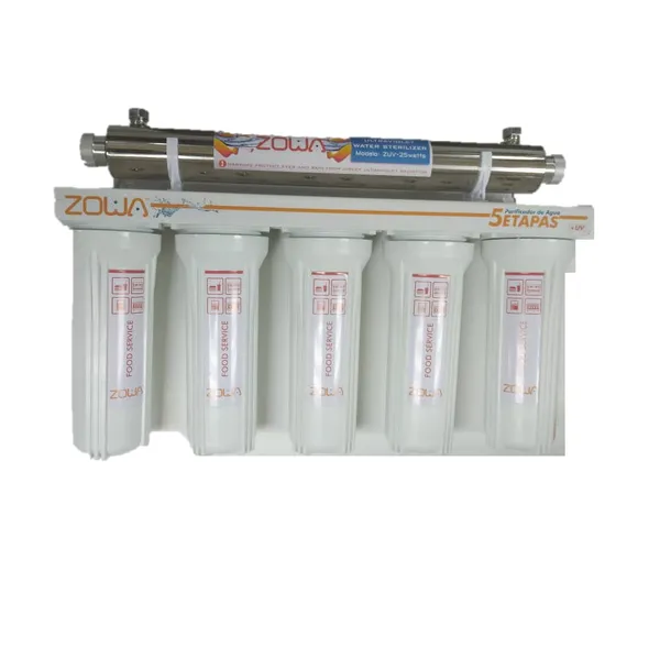 Equipo Zowa Quintuple Food Service con Lampara UV